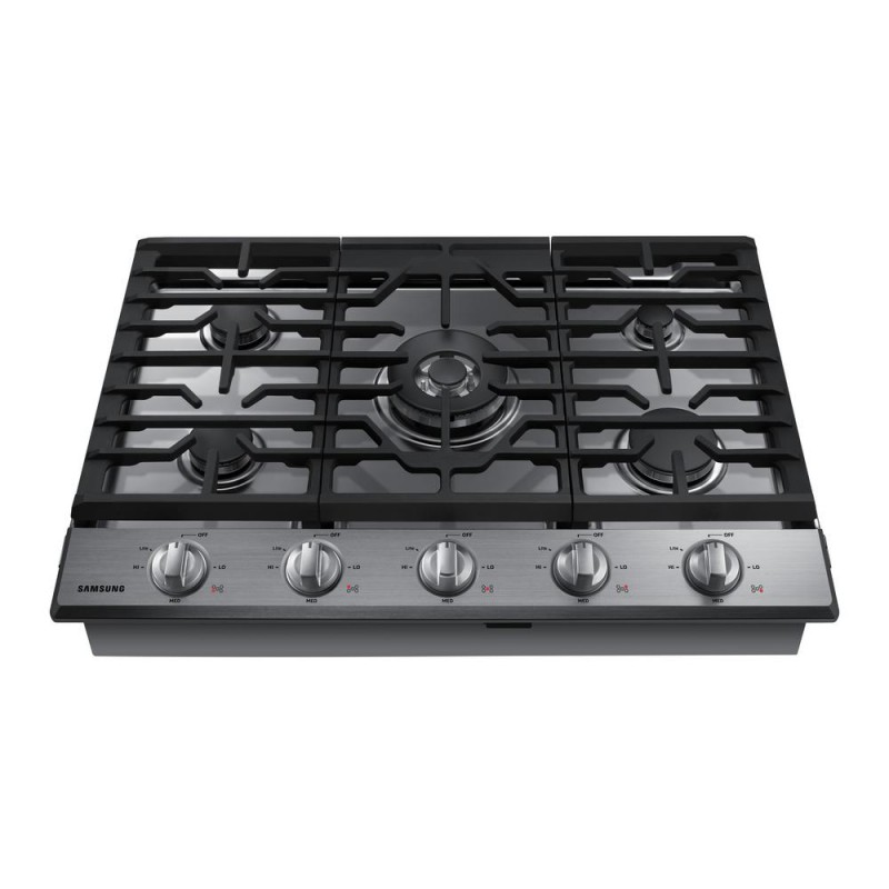 Samsung NA30N6555TS 30 in. Gas Cooktop in Black Stainless Steel with 5